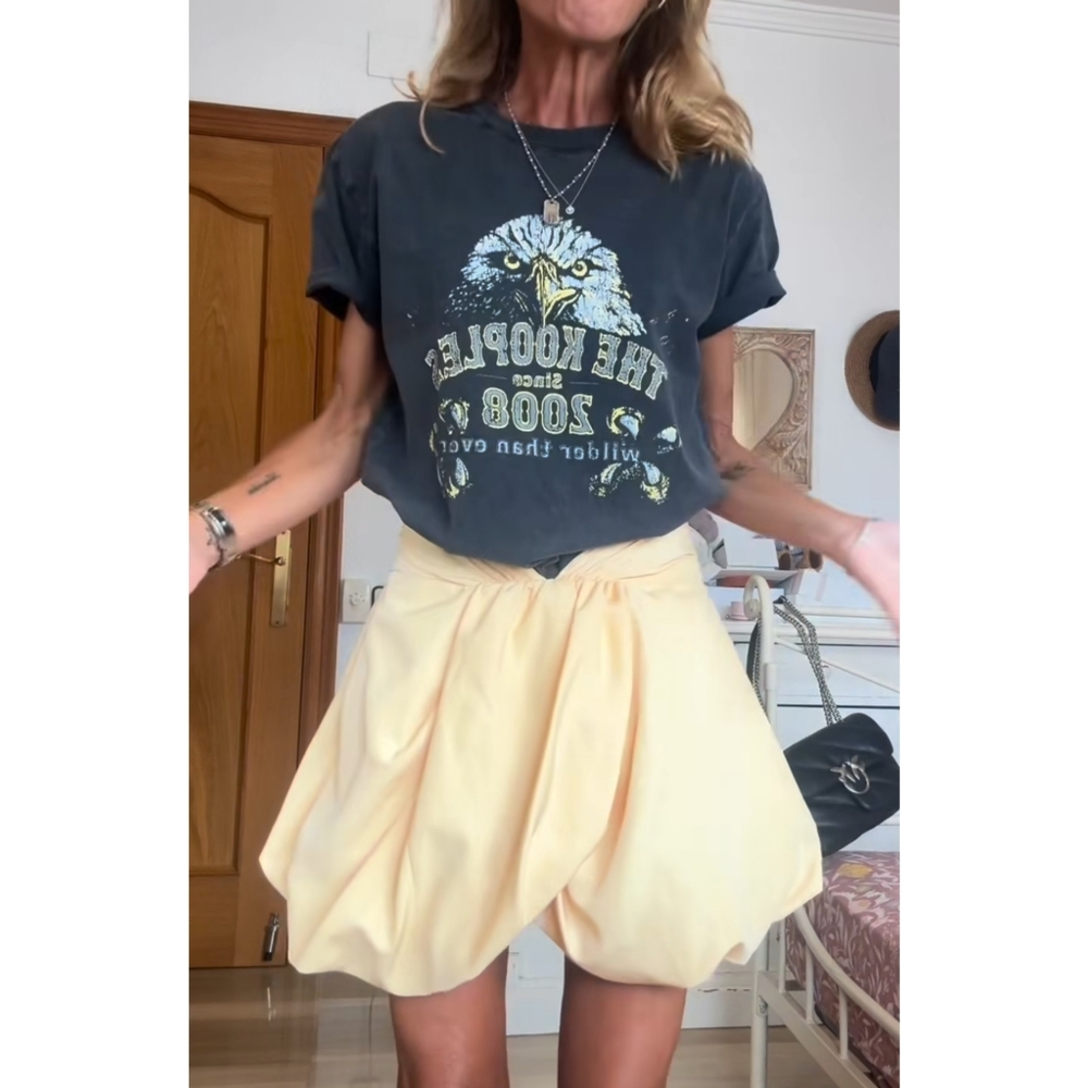Zara Voluminous Bubble Skirt - Picture 8 of 16